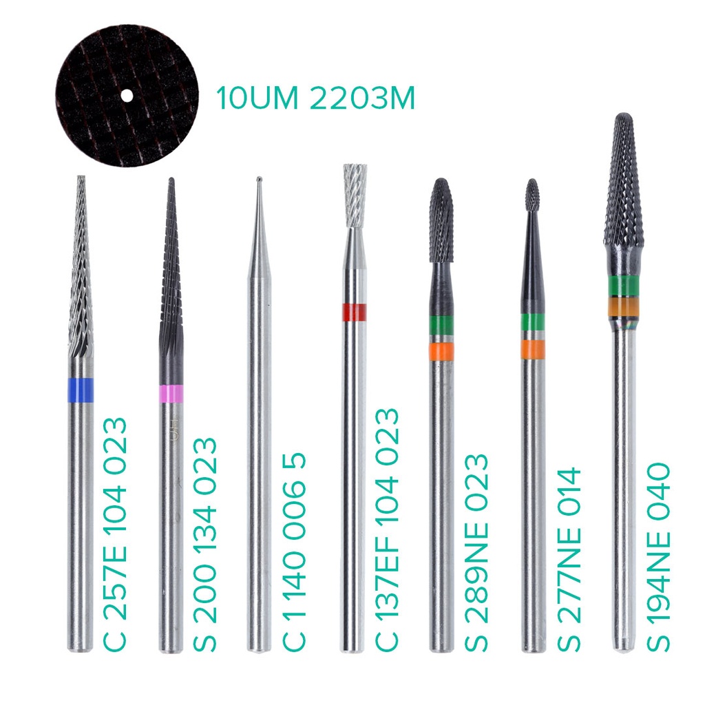 [Sh-1566] C1104006, TC small rose bur, 5pcs